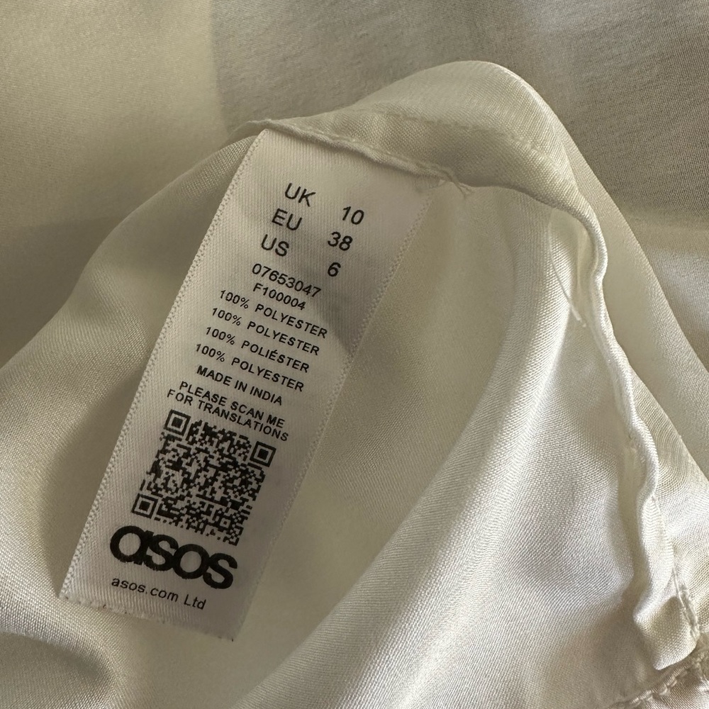 Ivory polyester cami ASOS - Picture 3 of 4